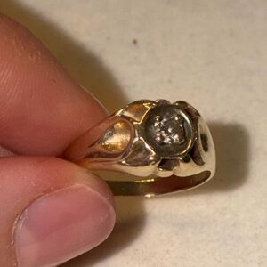 Small Diamond Ring for men